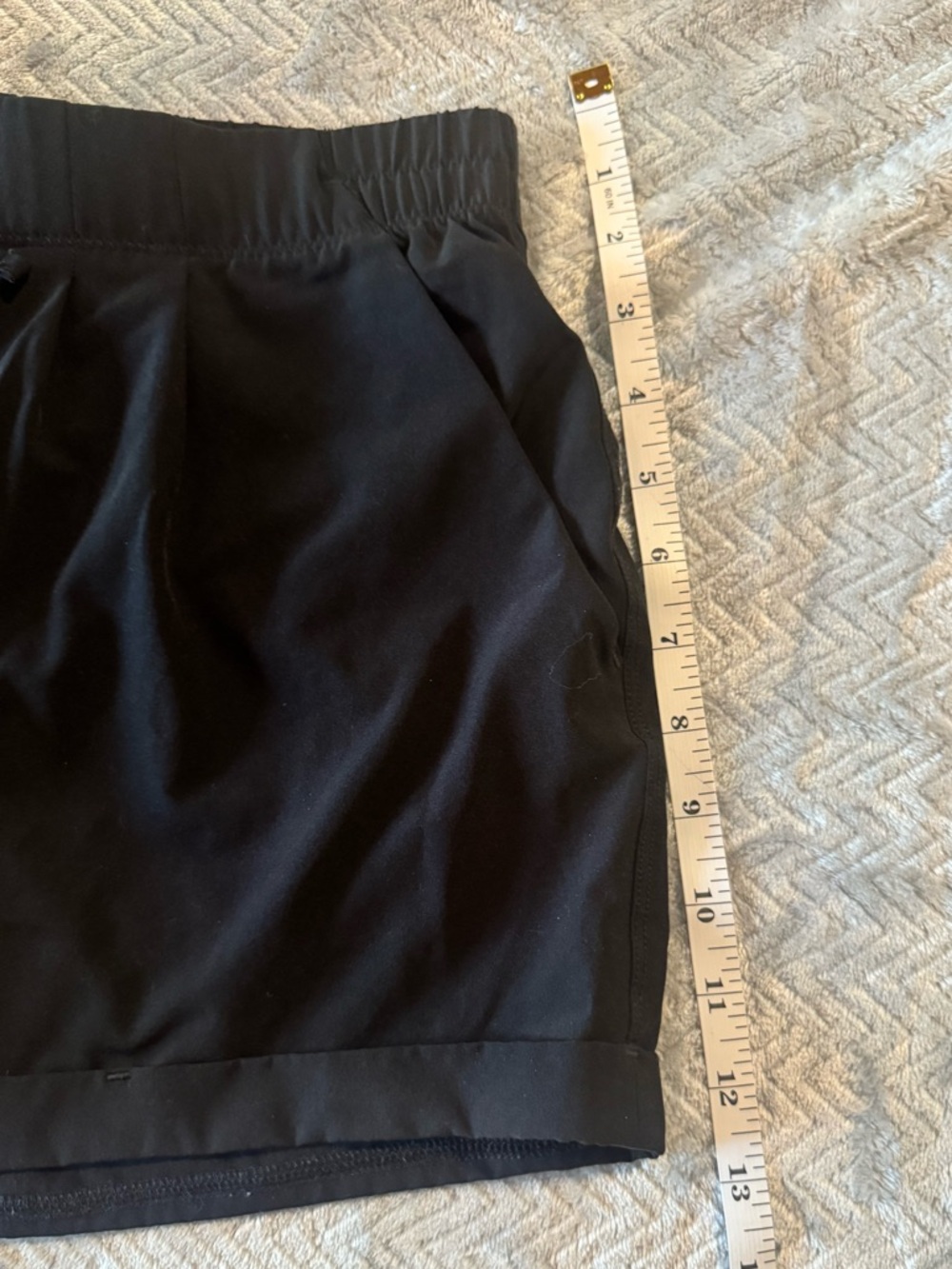 Zyia Active Black Running Shorts Built In Liner Reflective Logo Sz XXL/14 - Picture 3 of 6